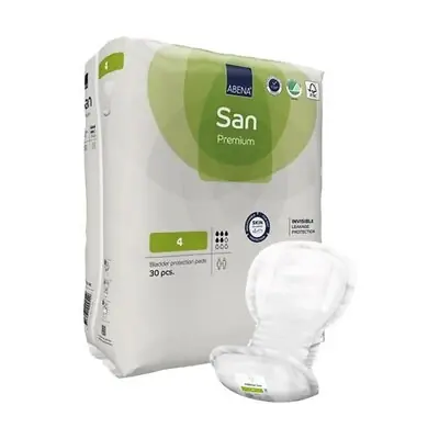Abena North America - 1000021306 Abena® San 4 Premium Bladder Protection Pads