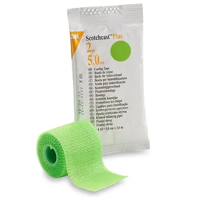 Solventum Corporation - 82002V 3M™ Scotchcast™ Plus Bright Green Cast Tape