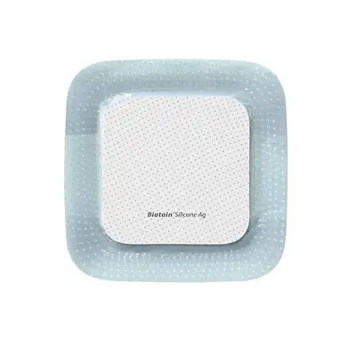 Coloplast - 39637 Silver Silicone Foam Dressing Biatain® Silicone Ag Square Sterile