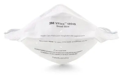 3M VFlex Particulate Respirator / Surgical Mask 1804S by 3M