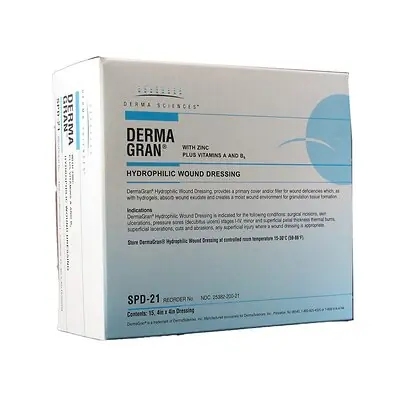 Gentell - SPD21 Dermagran® B Zinc Impregnated Dressing