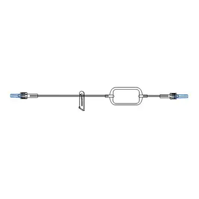 McKesson Brand - MS116 IV Extension Set McKesson Without Port Small Bore 60 Inch Tubing 0.2 Micron Filter Sterile