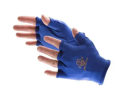 Impacto Protective Products - 501-00R-MED Impact Glove IMPACTO® Glove Liner Fingerless Medium Blue Right Hand