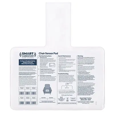 Smart Caregiver - WCT-WI Chair Sensor Pad CordLess® 10 X 15 Inch