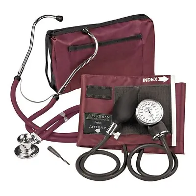 Veridian Healthcare LLC - 02-12604 Sterling Series ProKit™ Aneroid Sphygmomanometer with Stethoscope