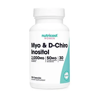 Nutricost - NTC506101 nutricost® Myo & D-Chiro Inositol for Women's Hormonal and Metabolic Health