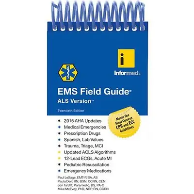 Bound Tree Medical - 480378 Pocket Guide Informed® EMS Field Guide 19th Edition