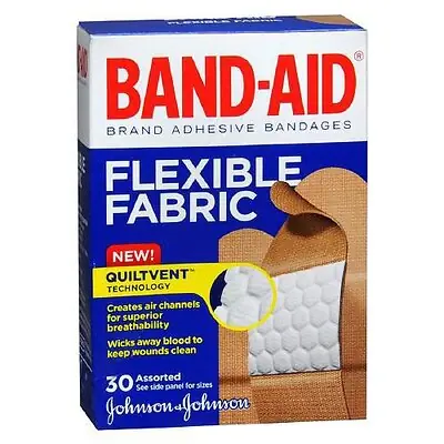 J & J Sales - 08137004430 Band-Aid® Flexible Fabric Tan Adhesive Strip