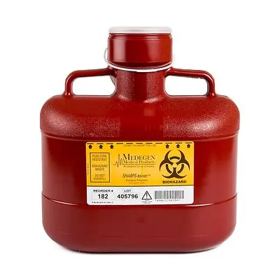 Medegen Medical Products LLC - 182 SharpStainer® Multi-purpose Sharps Container