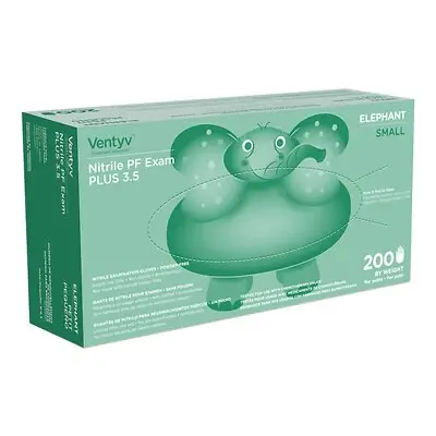 Ventyv - 10334101 Ventyv™ Plus 3.5 Elephant Nitrile Exam Glove