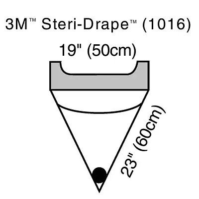 Solventum Corporation - 1016 3M™ Steri-Drape™ Sterile Irrigation Pouch Surgical Drape