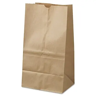 Essendant Co-United Stationers - BAGGK25S500 Grocery Bag General Brown Kraft Paper #25