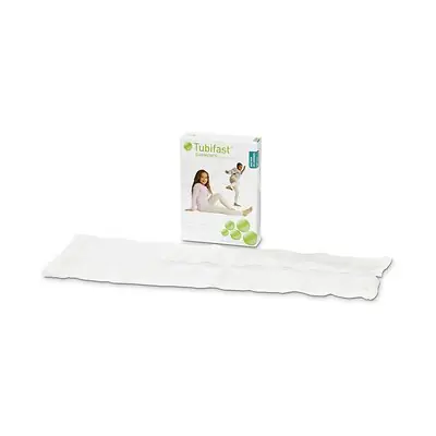 Molnlycke - 992014 Tubular Retainer Dressing Tubifast® Garments Legging White Viscose / Polyamide / Elastane Size 5 to 8 Years Leg NonSterile