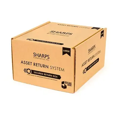 Sharps Compliance - 20006-008 Pump Return Box Sharps Compliance For Use with Infusion Pumps