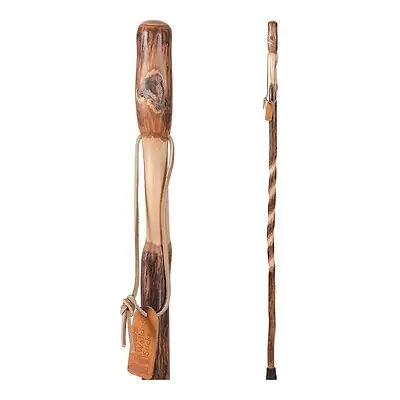 Mabis Healthcare - 602-3000-1282 Brazos™ Twisted Hickory Rustic Walking Stick