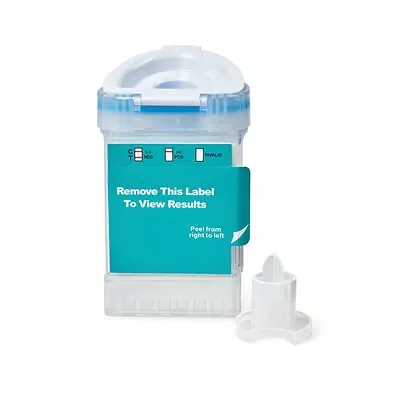 Abbott Rapid Dx North America LLC - DUA-1107-021-19 Drugs of Abuse Test Kit E-Z Split Key® Cup A.D. AMP, BAR, BZO, COC, mAMP/MET, MDMA, MTD, OPI, PCP, THC (OX, pH, SG) 25 Tests CLIA Non-Waived