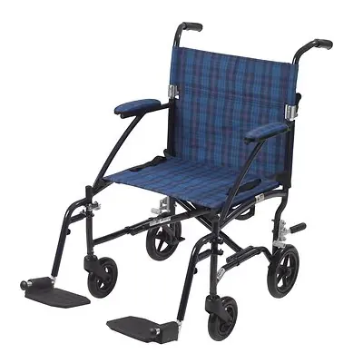 Drive DeVilbiss Healthcare - DFL19-BL drive™ Fly-Lite Ultra Transport Wheelchair