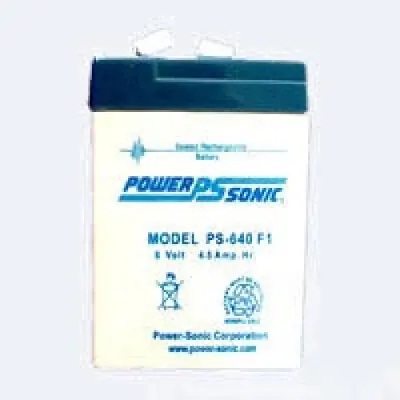 Bulbtronics - 0028147 Sealed Lead Acid Battery Pack Power-Sonic® 6 Volt Rechargeable 1 Pack