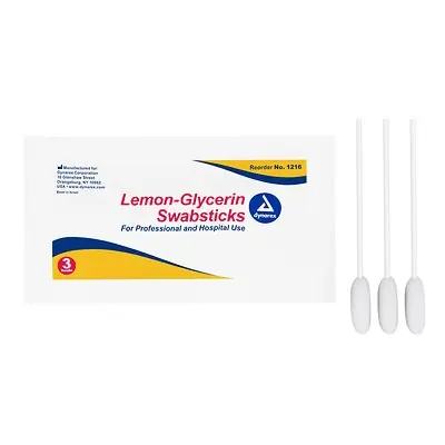 Dynarex - 1216 dynarex® Lemon-Glycerin Oral Swabsticks