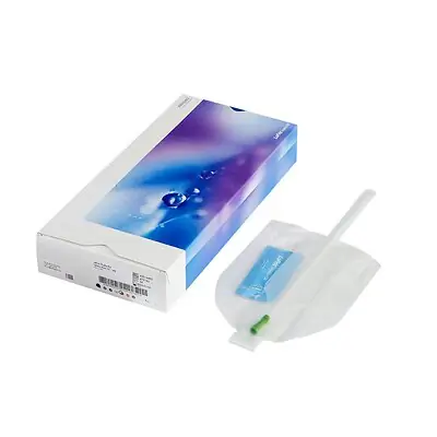 Wellspect Healthcare - 42014403 Intermittent Closed System Catheter Tray LoFric® Hydro-Kit™ Male / Straight Tip 14 Fr. Without Balloon Hydrophilic Coated Polyolefin-Based Elastomer (POBE)