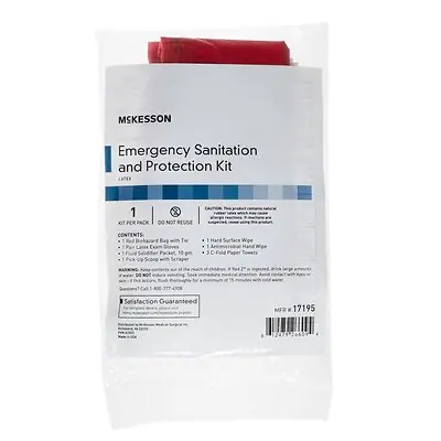 McKesson Brand - 17195 McKesson E.S.P. Emergency Sanitation and Protection Kit