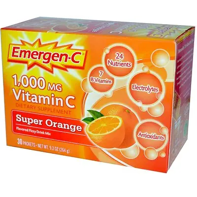 Glaxo Consumer Products - 07631430297 Emergen-C® Vitamin C Drink Mix