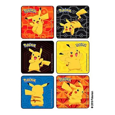 Medibadge - 1733 Sticker Kids Love Stickers® 72 per Roll Pokemon Pikachu 2-1/2 X 2-1/2 Inch