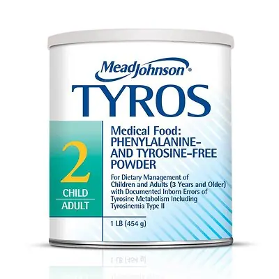 Mead Johnson - 891801 Tyros 2 Medical Food for Management of Inborn Errors of Tyrosine Metabolism