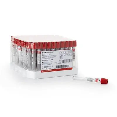 BD - 368044 BD Vacutainer® Plus Venous Blood Collection Tube Clot Activator Additive 6 mL BD Hemogard™ Closure Plastic Tube