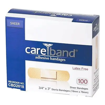 ASO LLC - CBD2018-012-000 Careband™ Sheer Adhesive Strip