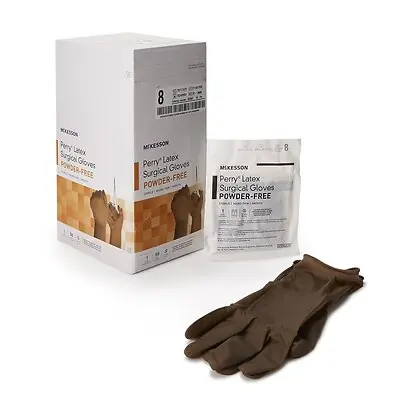 McKesson Brand - 20-1380N McKesson Perry® Latex Surgical Glove