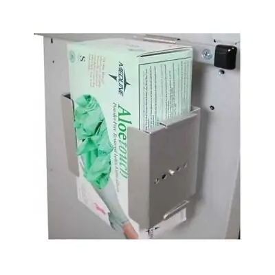 Waterloo Industries - GMH-1 Glove Box Holder Cart Mounted 1-Box Capacity Gray 2-3/4 X 5-1/2 X 10-1/4 Inch Aluminum