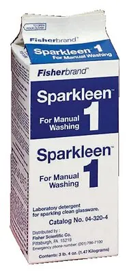 Fisher Anatomical - 043204 Laboratory Detergent Fisherbrand™ Sparkleen™ 1 3-1/4 lbs. Carton Powder Unscented