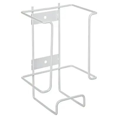 Heathrow Scientific LLC - HS23457 Glove Box Holder Wall Mounting 1 Box of Gloves White 4-1/4 X 5-1/2 Inch Coated Steel
