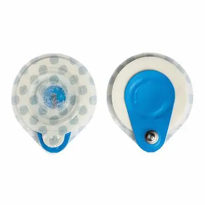 Ambu - R-00-S/4 ECG Stress Electrode BlueSensor R Offset Snap Connector Wet Gel Foam Backing Adult Non-Radiolucent 4 per Pack
