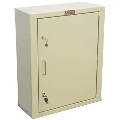 Harloff - NC30D24-ST2 Narcotic Cabinet Wall Mount Steel Without Drawers 2 Shelves Tubular Lock