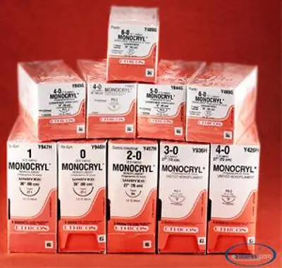 J & J Healthcare Systems - Y266H Monocryl™ Suture with Needle