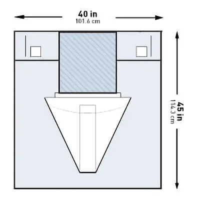 McKesson Brand - 183-I80-14112-S McKesson Sterile Under Buttocks Drape