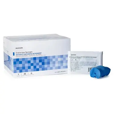 McKesson Brand - MC16-MCKSPD-1 Dry Endoscope Sponge McKesson Tubular 50.8 mm Diameter