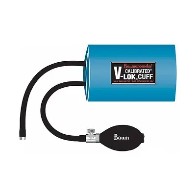 W.A. Baum - 1824 W.A. Baum Calibrated V-Lok Blood Pressure Cuff and Bulb