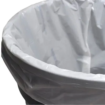 Elkay Plastics - ALL40WXXX Trash Bag LK® 33 gal. 25 Mic. 33 X 39 Inch White Star Seal Bottom Flat Pack