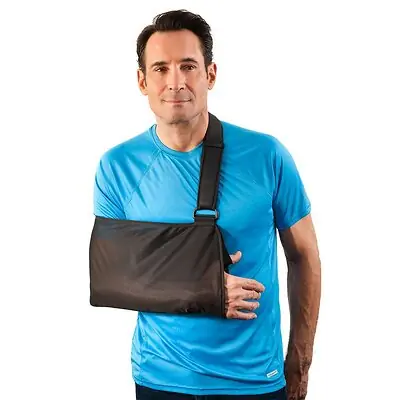 Breg - VP20101-030 Shoulder Sling Breg® Essential Medium Mesh Fabric D-Ring / Hook and Loop Strap Closure Envelope Left or Right Arm