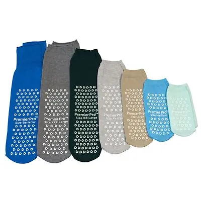 S2S Global - 2907 Slipper Socks PremierPro™ Unisex Adult 2X-Large Single Tread Single Patient Use Dark Green