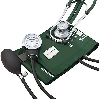 McKesson Brand - 768-641-11ADGMM Reusable Aneroid / Stethoscope Set McKesson Brand 23 to 33 cm Adult Cuff Dual Head Sprague Stethoscope Pocket Aneroid