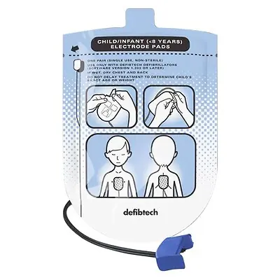 Worldpoint ECC - 30-242 AED Defibrillator Pad Plug Connector Pediatric