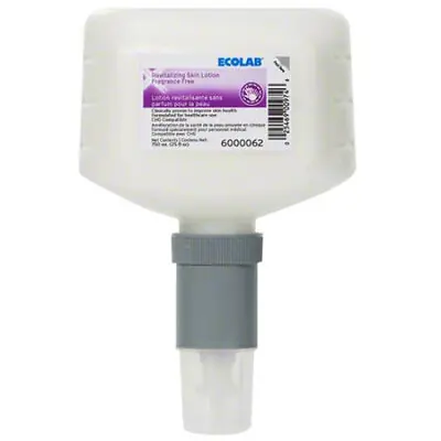 Ecolab - 6000062 Hand and Body Moisturizer Ecolab® 750 mL Dispenser Refill Bottle Unscented Lotion