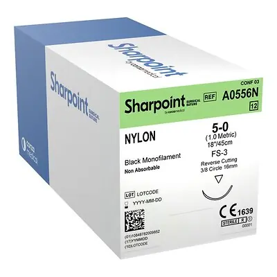 Surgical Specialties - A0556N Surgical Specialties™ Suture with Needle