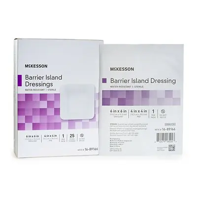 McKesson Brand - 16-89166 McKesson Composite Barrier Island Dressing