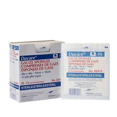 Gentell - 82412 Ducare Sterile Gauze Sponge