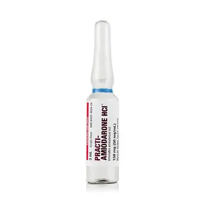 Wallcur - 428AD Clinical Training Medication Practi-Amiodarone HCl™ Liquid Ampule 3 mL